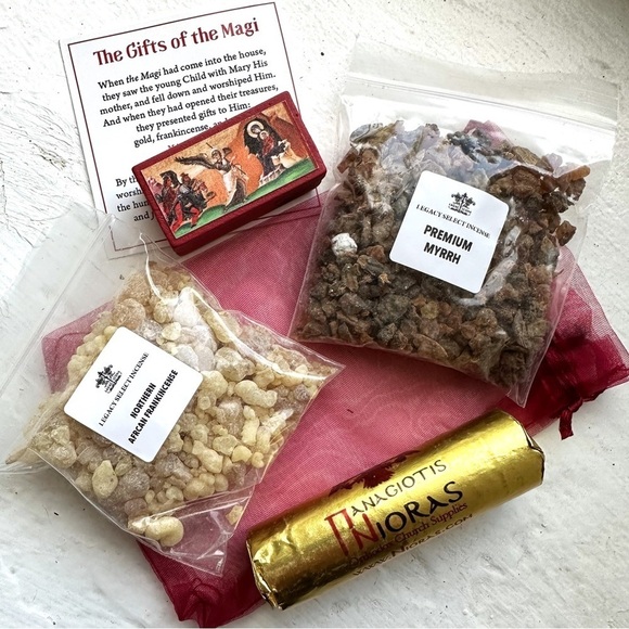 GIFTS Of The Magi Resin Incense Gift Pack~Holiday Gift - Picture 4 of 5